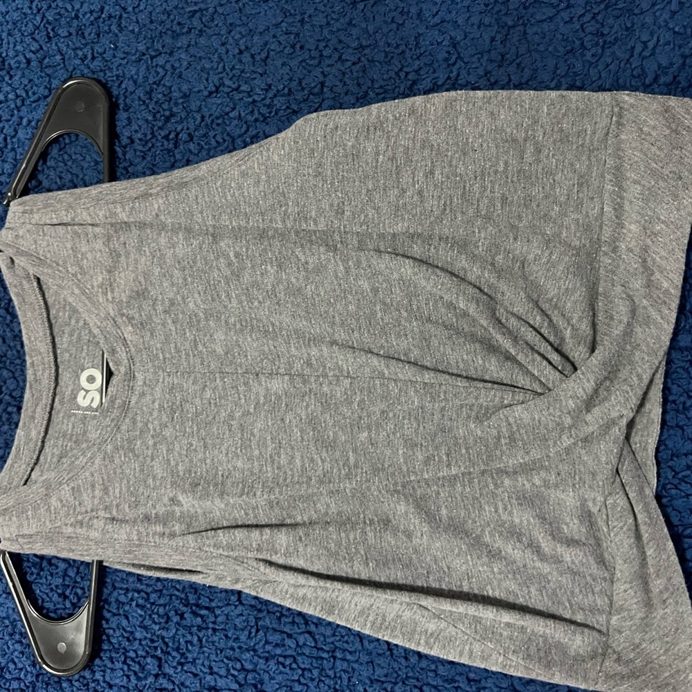 SO Gray Sleeveless Top